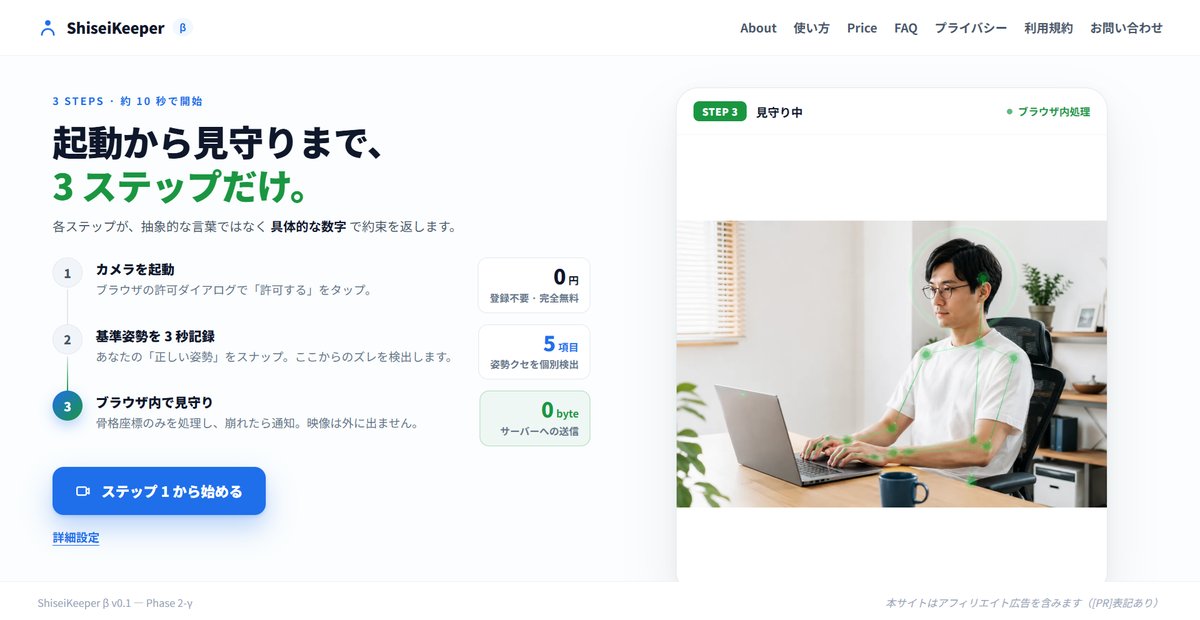 ShiseiKeeperのトップページ